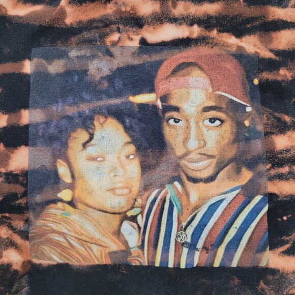 Cross-Colours Crop-Top Shirt Womens Medium 19x20 Bleached - Picture 10 of 12